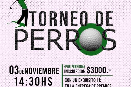 El Torneo de Perros se juega el Viernes 3 de Noviembre